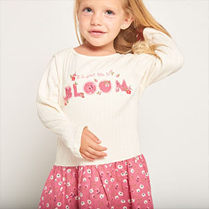 Folk Flowers 3-36 mois